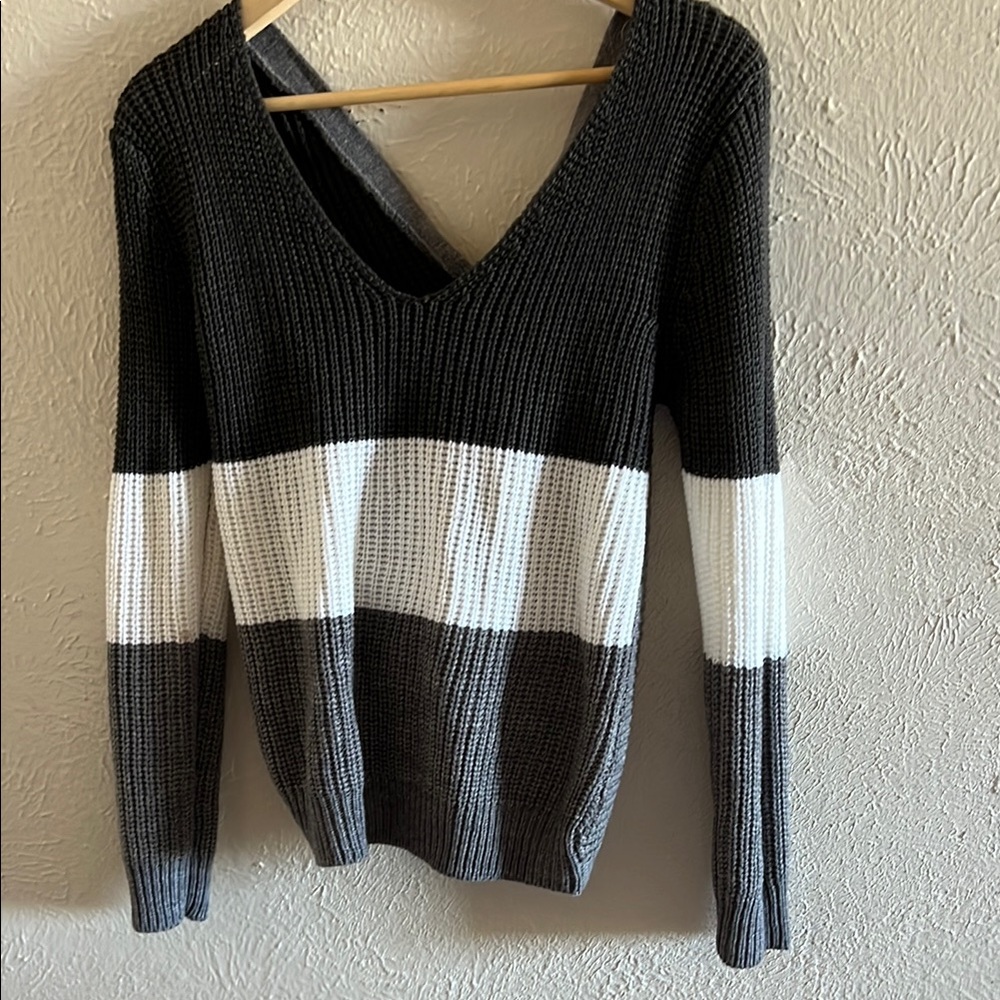 Black and White Women's Sweater